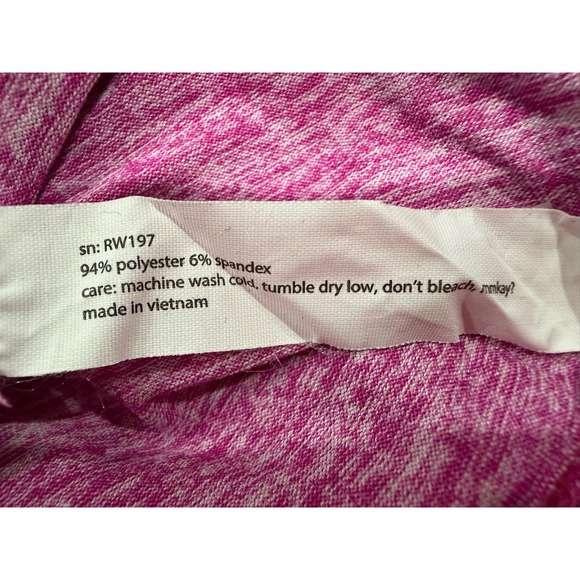 Rabbit EZ Tank Running Top Womens Small Raspberry Heather Racerback RW197 - Picture 5 of 6